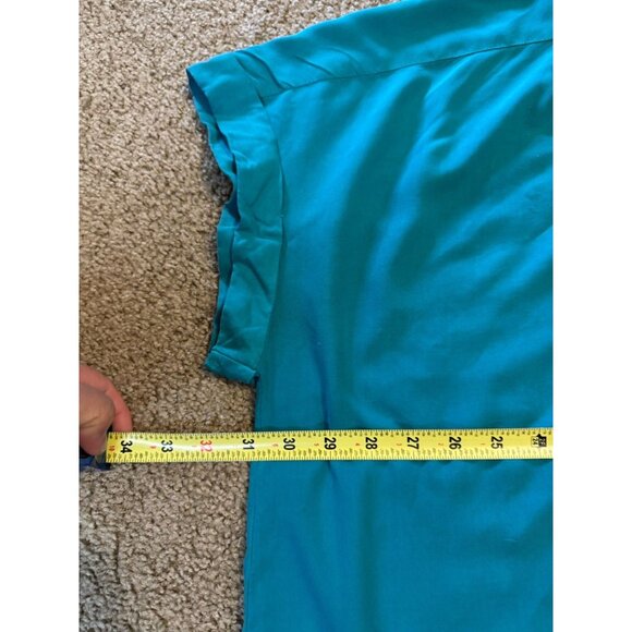 NWT LANE BRYANT Button Shirt Cap Sleeve Lightweight Preppy Casual Lot Of 2 Sz 22 - Picture 7 of 8